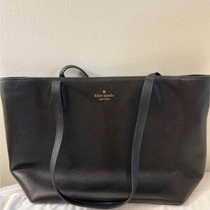 Kate Spade Black Pebbled Leather Tote